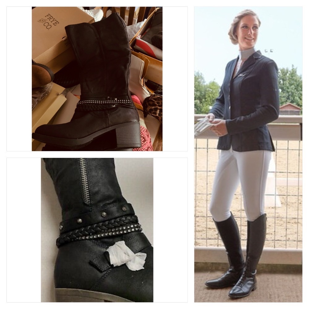 SO Black Locker Riding Boots 7.5